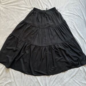 Calessa Tiered Midi Skirt